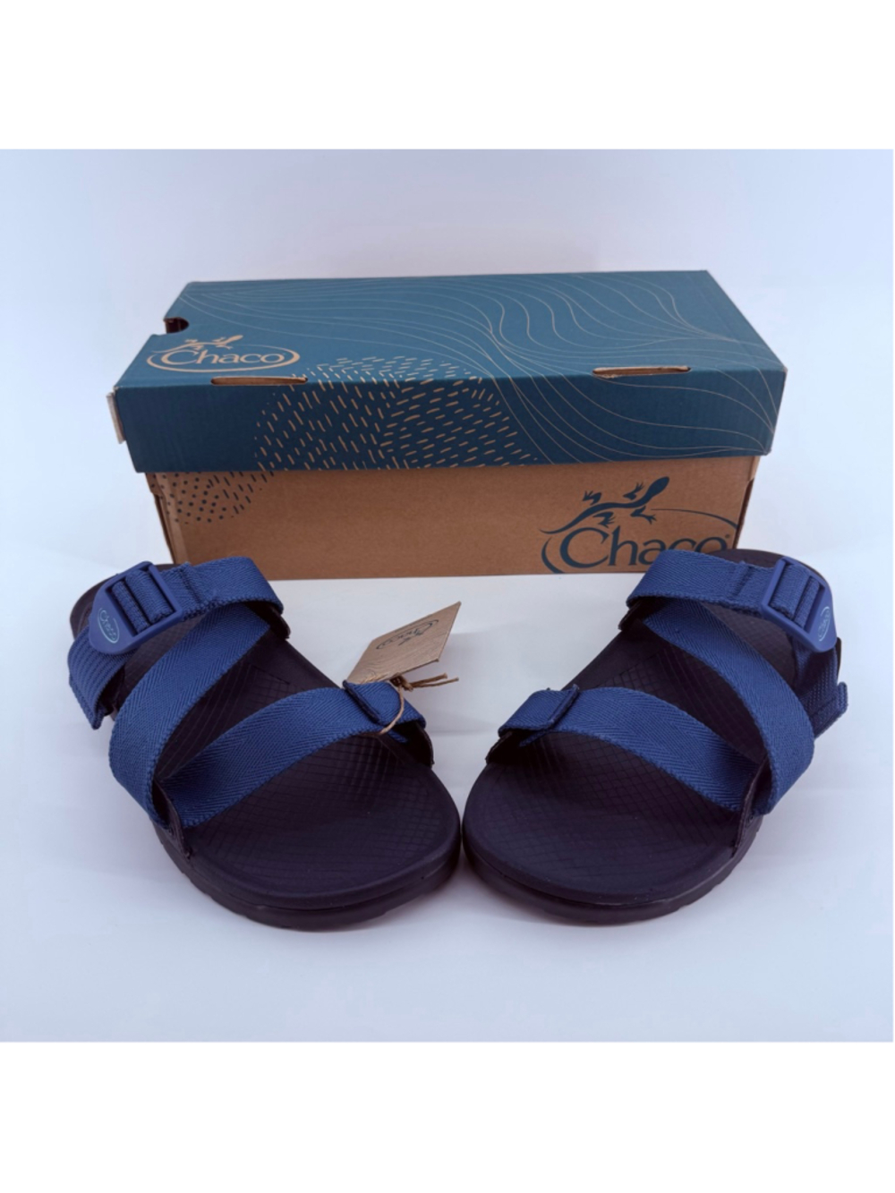 Women's Chaco Lowdown Slide Sandals Blue Size 7